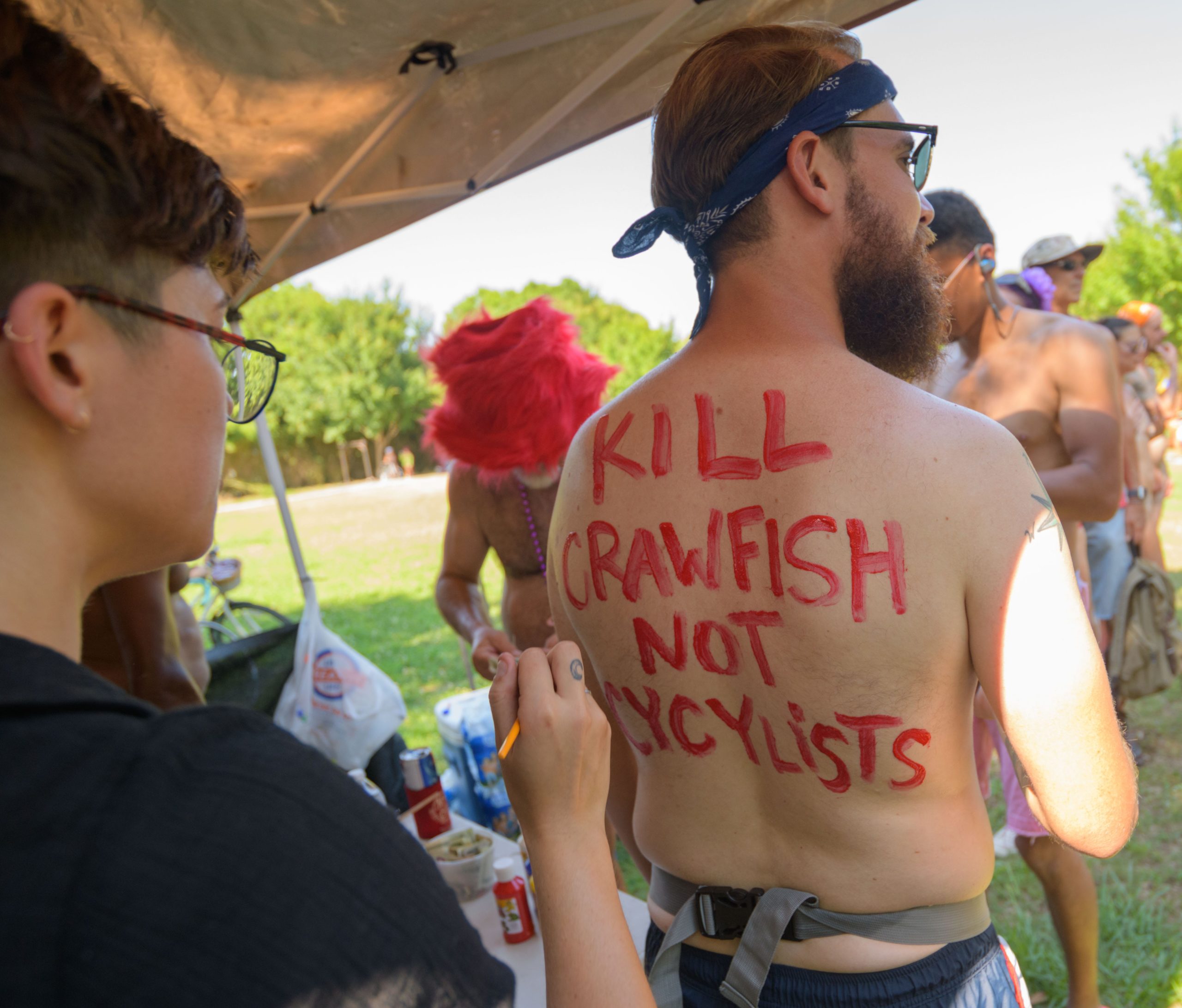 At World Naked Bike Ride, French Quarter cyclists whipped by 'dominatrix'  with riding crop, Louisiana Festivals