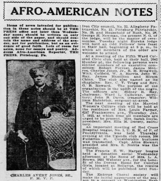 [Ajax Jones Keys to the City - The Pittsburgh Press February 22, 1903] 