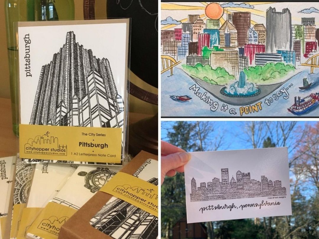 Pittsburgh greeting cards skyline