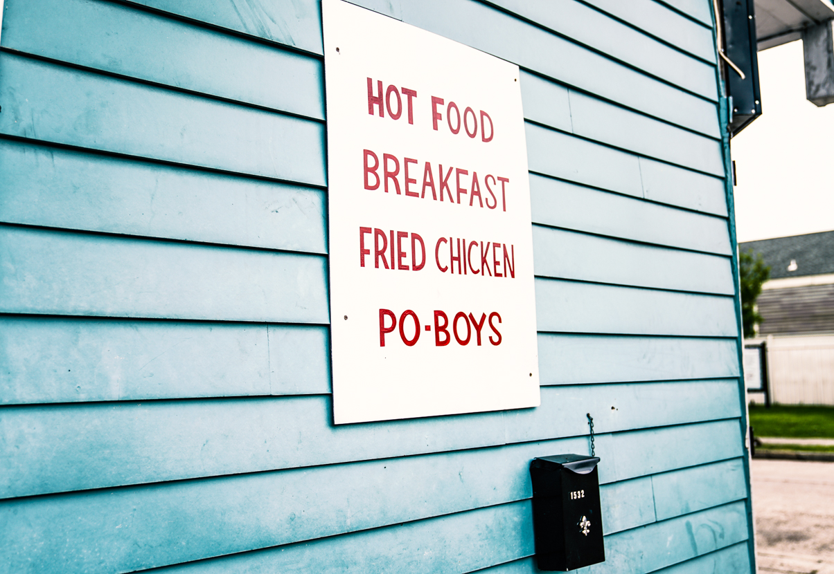 Food Sign in Treme